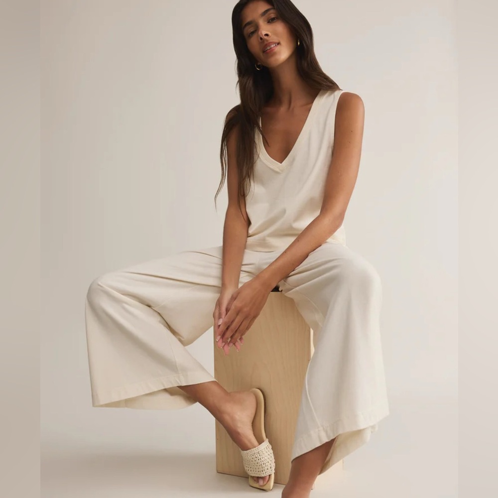 Z supply Scout jersey pant in sea salt